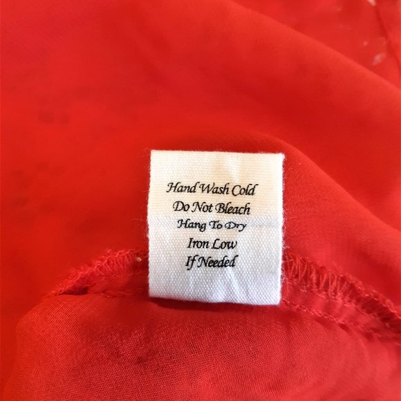 Red One Shoulder Lace Top - Picture 8 of 13